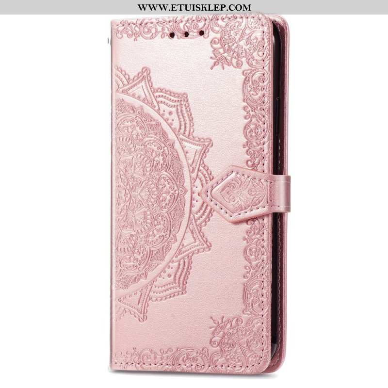 Etui Folio do Xiaomi Redmi A1 Mandala Sun Ze Smyczą